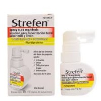 STREFEN SPRAY 8,75 MG/DOSIS SOLUCION PARA PULVERIZACION BUCAL 1 FRASCO 15 ML (SABOR MIEL Y LIMON