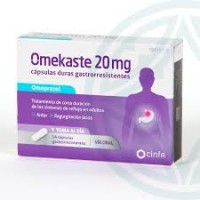 OMEKASTE 20 MG 14 CAPSULAS