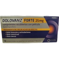 DOLOVANZ FORTE 25 MG 15 COMPRIMIDOS RECUBIERTOS