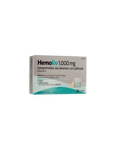 HEMOLIV 1000 MG 30 COMPRIMIDOS RECUBIERTOS