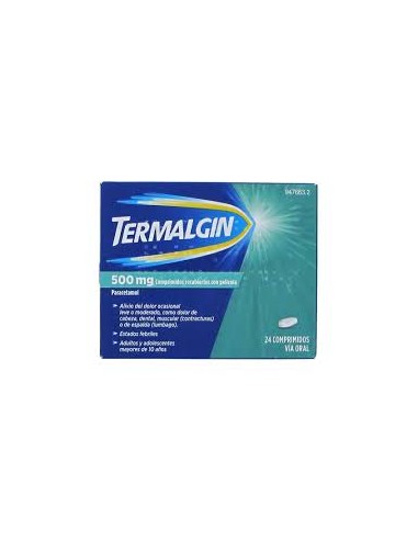 TERMALGIN 500 MG 24 COMPRIMIDOS RECUBIERTOS