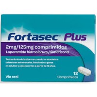 FORTASEC PLUS 2 MG/125 MG 12 COMPRIMIDOS