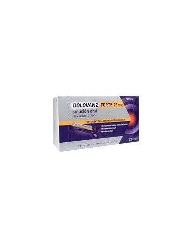 DOLOVANZ FORTE 25 MG 10 SOBRES SOLUCION ORAL