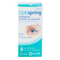 OPTISPRING 0,5 MG/ML COLIRIO EN SOLUCION 1 FRASCO 10 ML