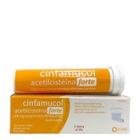 CINFAMUCOL ACETILCISTEINA FORTE 600 MG 20 COMPRIMIDOS EFERVESCENTES