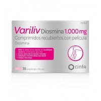 VARILIV DIOSMINA FORTE 1000 MG 30 COMPRIMIDOS RECUBIERTOS