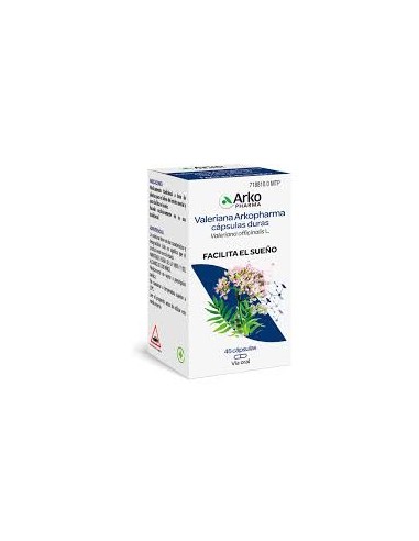 VALERIANA ARKOPHARMA 350 MG 45 CAPSULAS