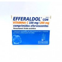 EFFERALDOL CON VITAMINA C 330 MG/200 MG 20 COMPRIMIDOS EFERVESCENTES