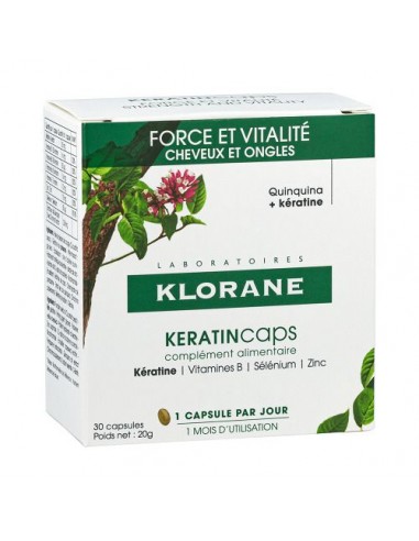 Klorane Keratincaps 30 Capsulas