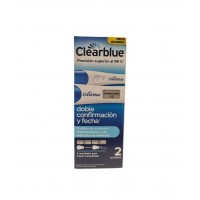 CLEARBLUE TEST DE EMBARAZO ULTRATEMPRANA Y CON INDICADOR DE SEMANAS  2 UNIDADES