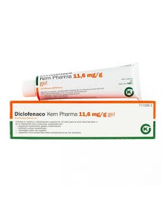 DICLOFENACO KERN PHARMA 11,6 MG/G GEL CUTANEO 1 TUBO 60 G