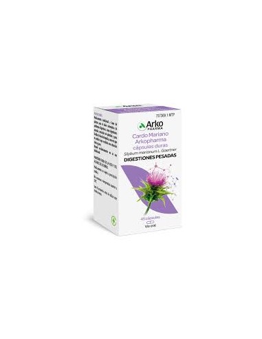 CARDO MARIANO ARKOPHARMA 390 MG 45 CAPSULAS