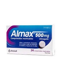 ALMAX 500 MG 24 COMPRIMIDOS MASTICABLES