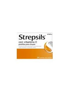 STREPSILS VITAMINA C 24 PAST