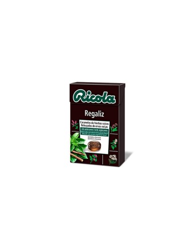 RICOLA CARAMELOS SIN AZUCAR  1 ENVASE 50 G SABOR REGALIZ