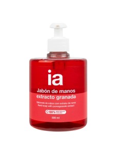 INTERAPOTHEK JABON DE MANOS CON EXTRACTO DE GRANADA  1 ENVASE 500 ML